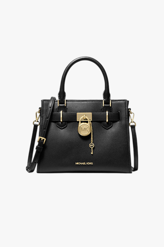 Michael Kors HAMILTON small leather satchel černá dámská kabelka