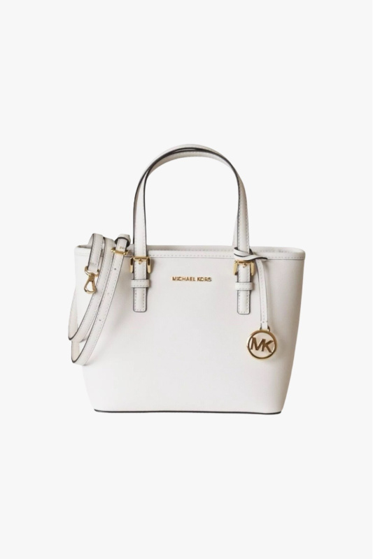 Michael Kors Jet Set Travel XS CRYL CONV TZ TOTE kožená krémová dámská kabelka