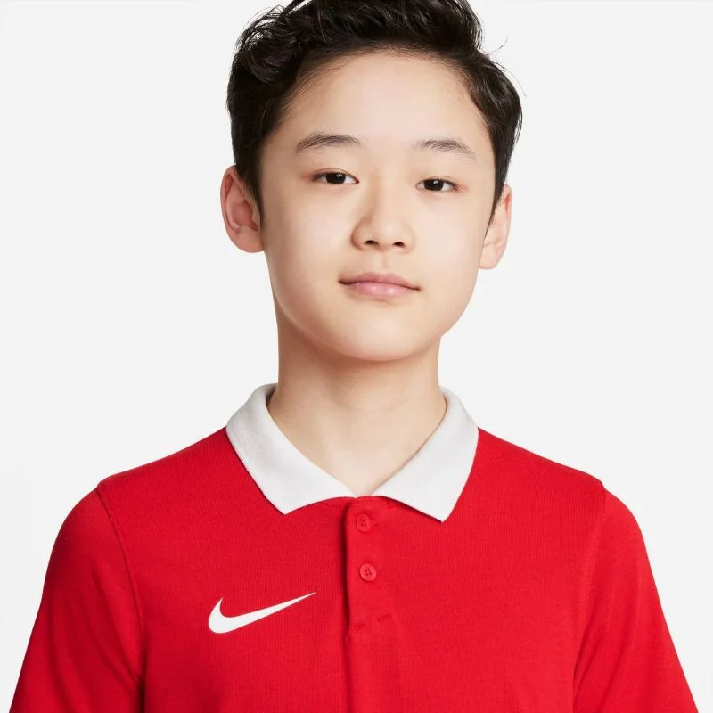 Dětské tréninkové polo tričko Dri-FIT Park Jr CW6935-657 - Nike XS (122-128 cm)