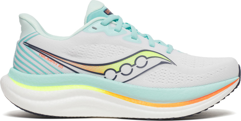Dámské běžecké boty SAUCONY S11023-130 TRIUMPH 23 white/aqua Velikost: 40