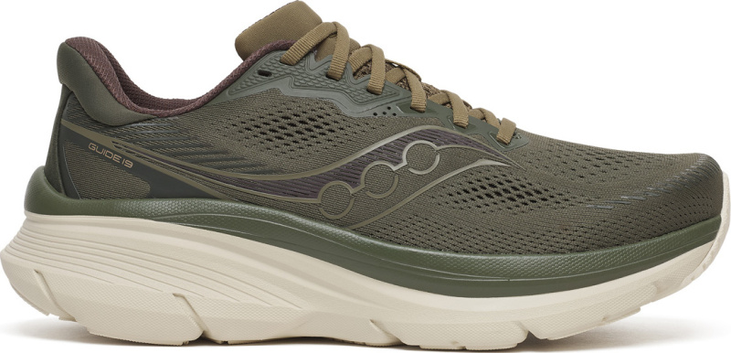 Pánské běžecké boty SAUCONY S101408-1002 GUIDE 19 fatigue/field Velikost: 42