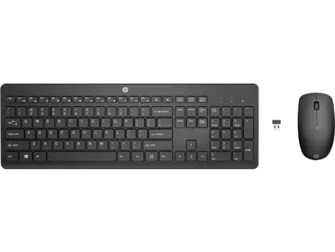 HP 230 Wireless Keyboard & Mouse CZ/SK Černá