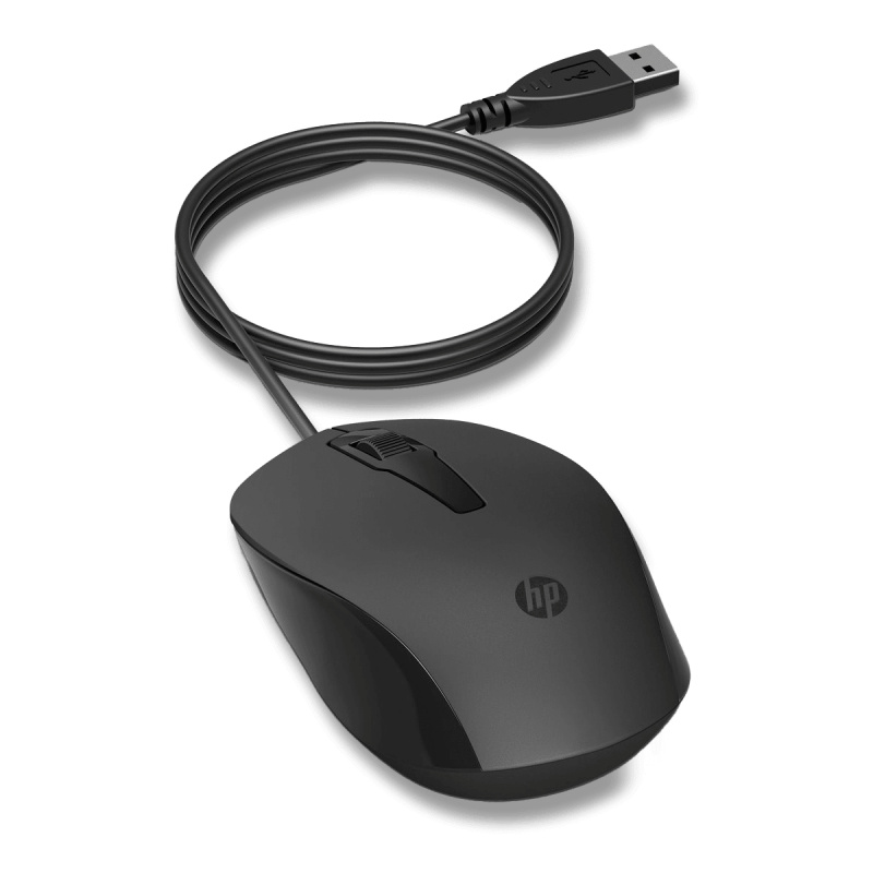 HP 150 drátová myš 240J6AA#ABB Černá