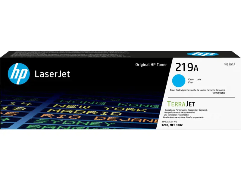 Toner HP W2191A , č. 219A - azurový