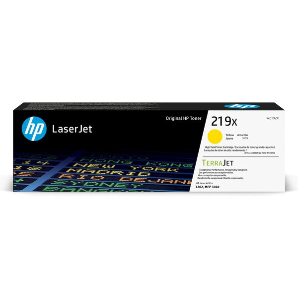 Toner HP W2192X , č. 219X - žlutý