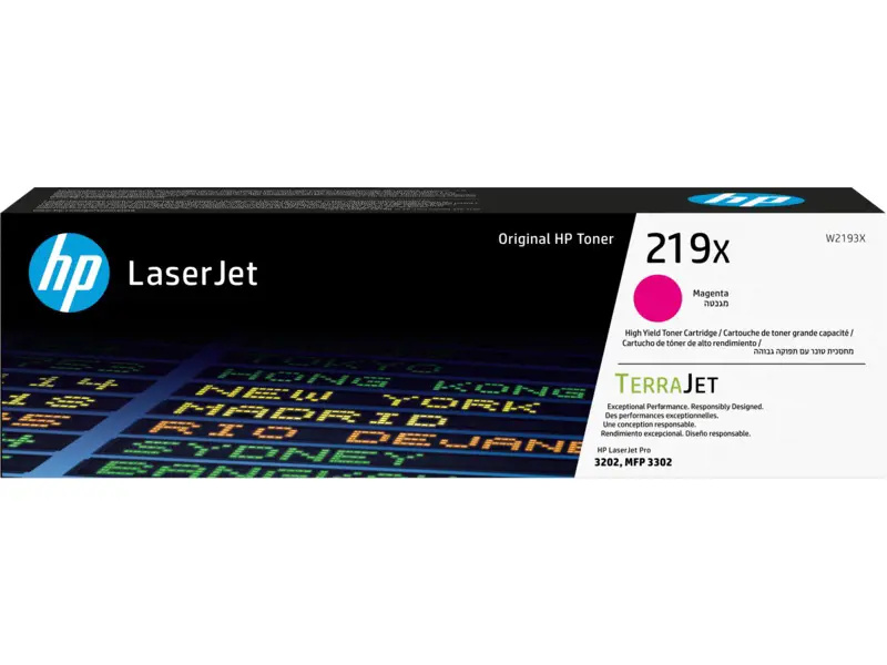 Toner HP W2193X, č. 219X - purpurový