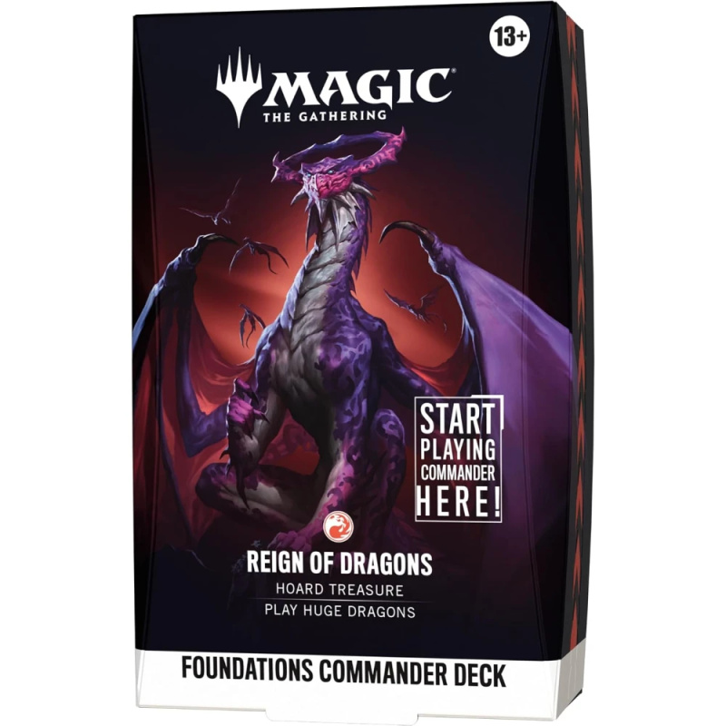 Magic: The Gathering - Foundations Starter Commander Deck: Reign of Dragons