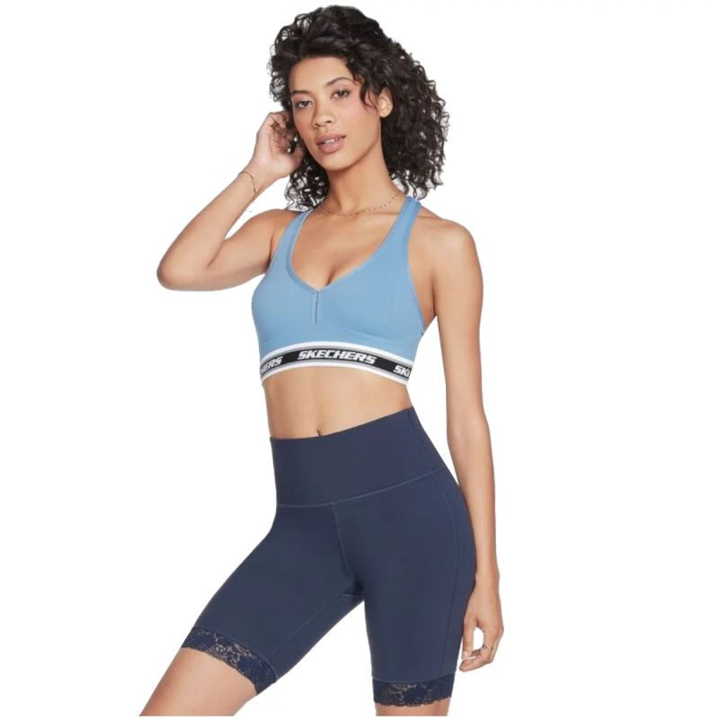 Podprsenka Skechers Go Walk Jacquard Bra W3BR90-BLGY Blue S s