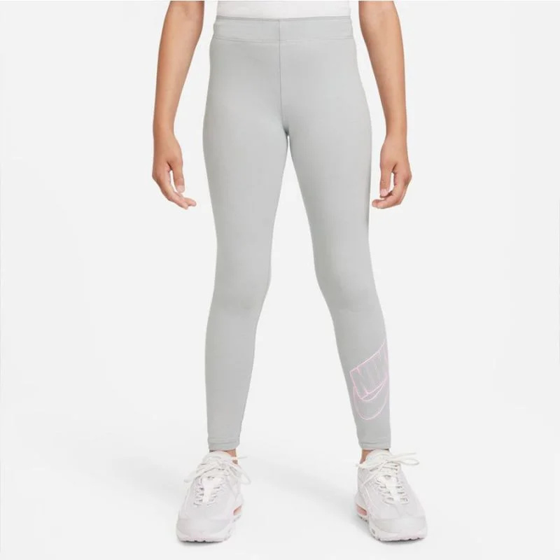 Dívčí legíny Sportswear Favorites Junior DD6278-077 - Nike S (128-137 cm)