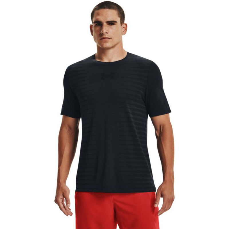 Pánské triko Under Armour Seamless Wordmark SS Black M