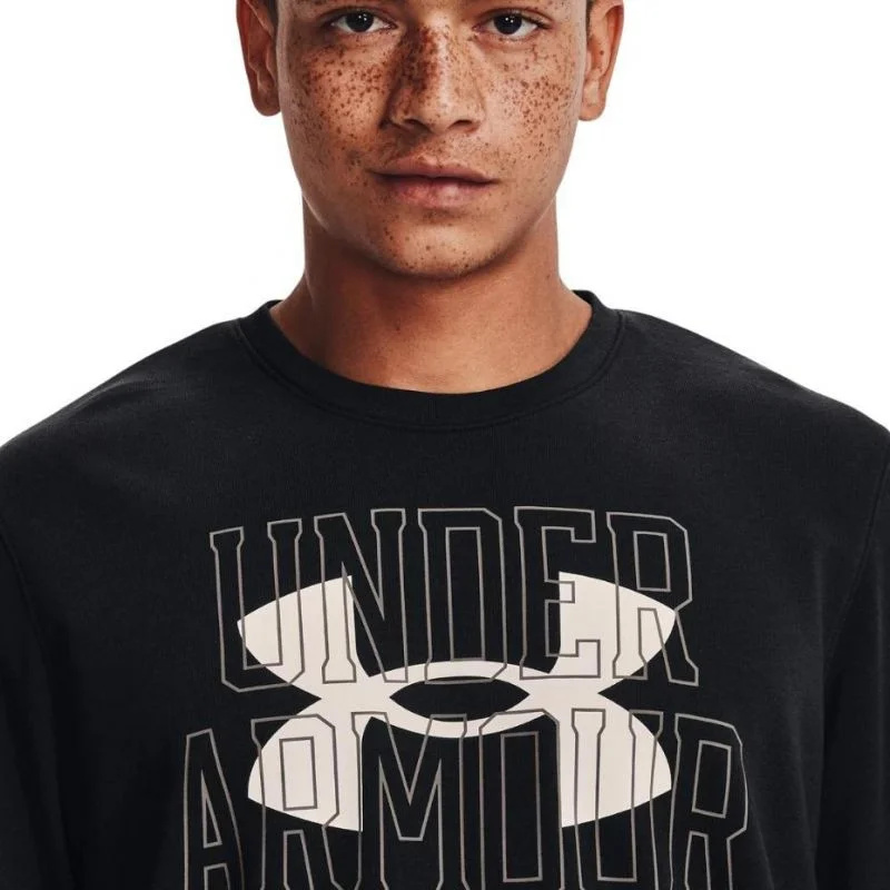 UA Rival Terry Logo Crew M 1370391 001 Pánská mikina - Under Armour L