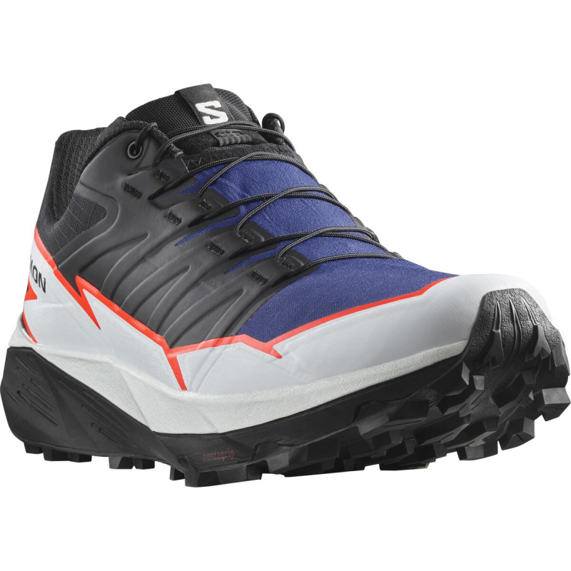 Salomon THUNDERCROSS EU 45 ⅓, Surt The Web/Black/Neon Flame Pánské boty