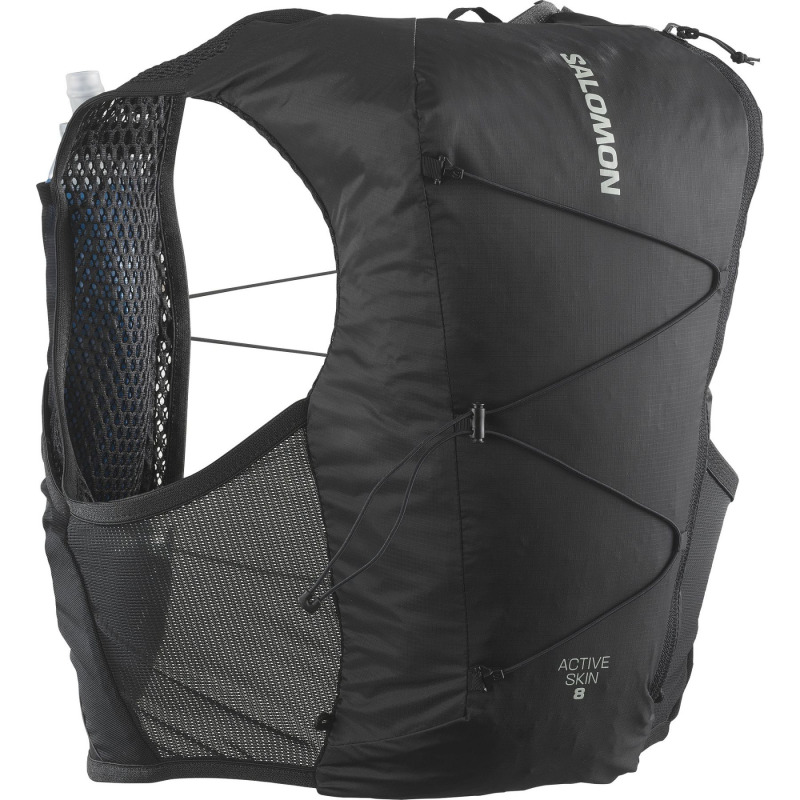 Salomon Active Skin 8 Set, běžecký batoh, černá