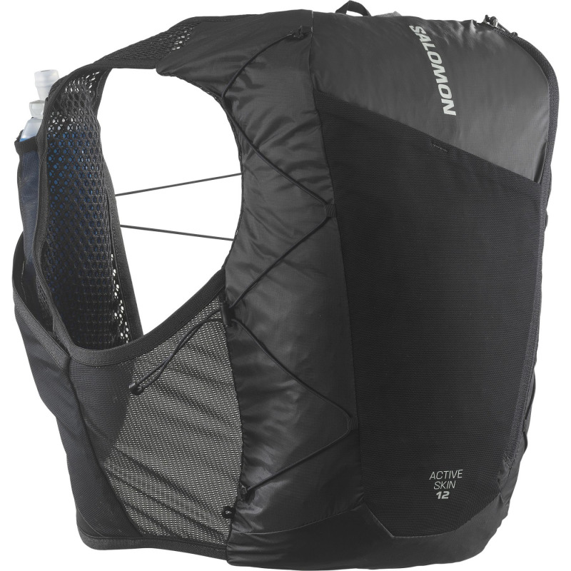 Salomon Active Skin 12 Set, běžecký batoh, černá