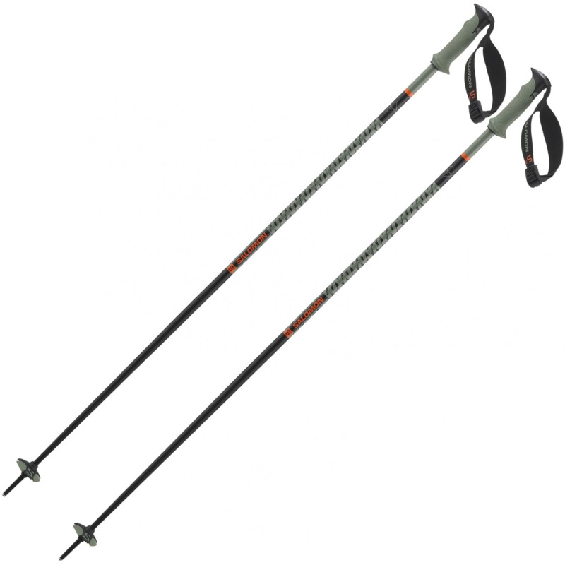 Lyžařské hole Salomon Polar Pro S3, zelené
