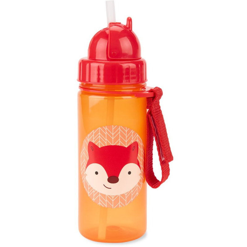 Skip Hop Zoo hrnek s brčkem Fox 12 m+ 385 ml