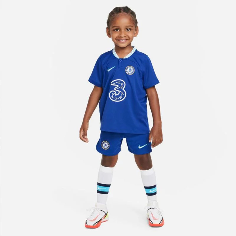 Dětská fotbalová souprava Jr DJ7888 496 - Nike 110/116 tmavě modrá
