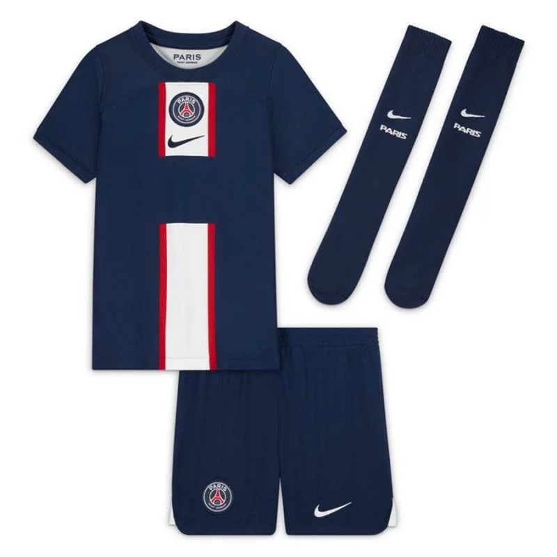 Dětský fotbalový set DJ7897-411  Tmavě modrá logo - Nike tmavě modrá 116-122
