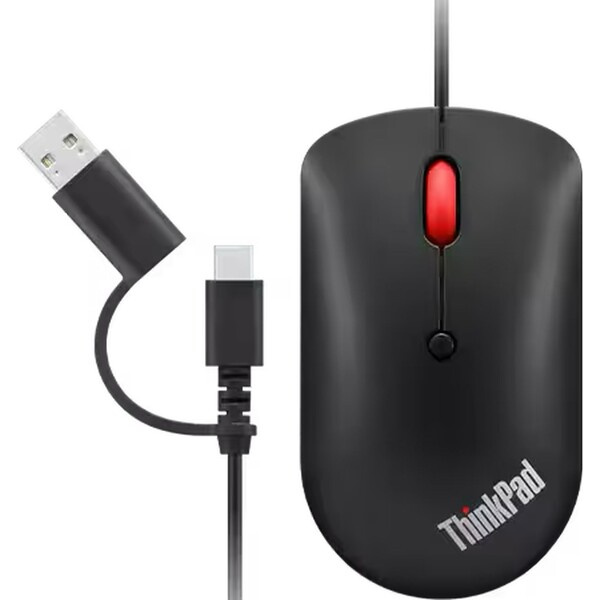 Lenovo ThinkPad USB-C Wired Compact Mouse 4Y51D20850 Černá