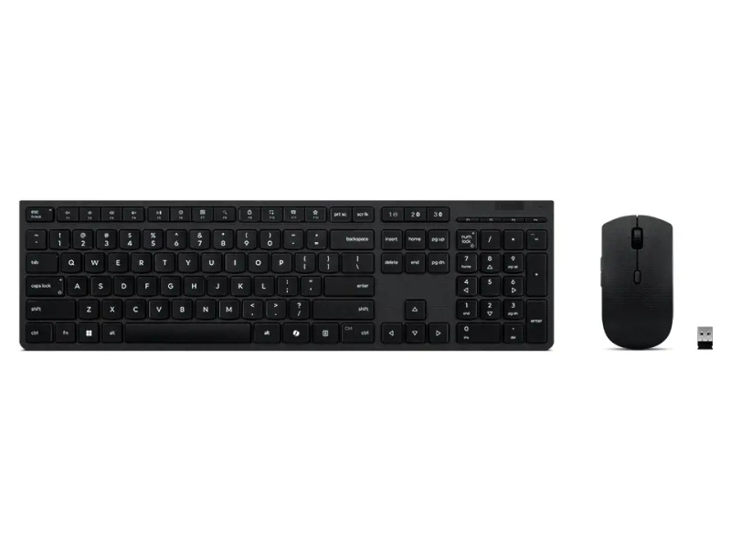 Lenovo Professional Wireless Rechargeable (CZ/SK) bezdrátový set klávesnice a myši černý
