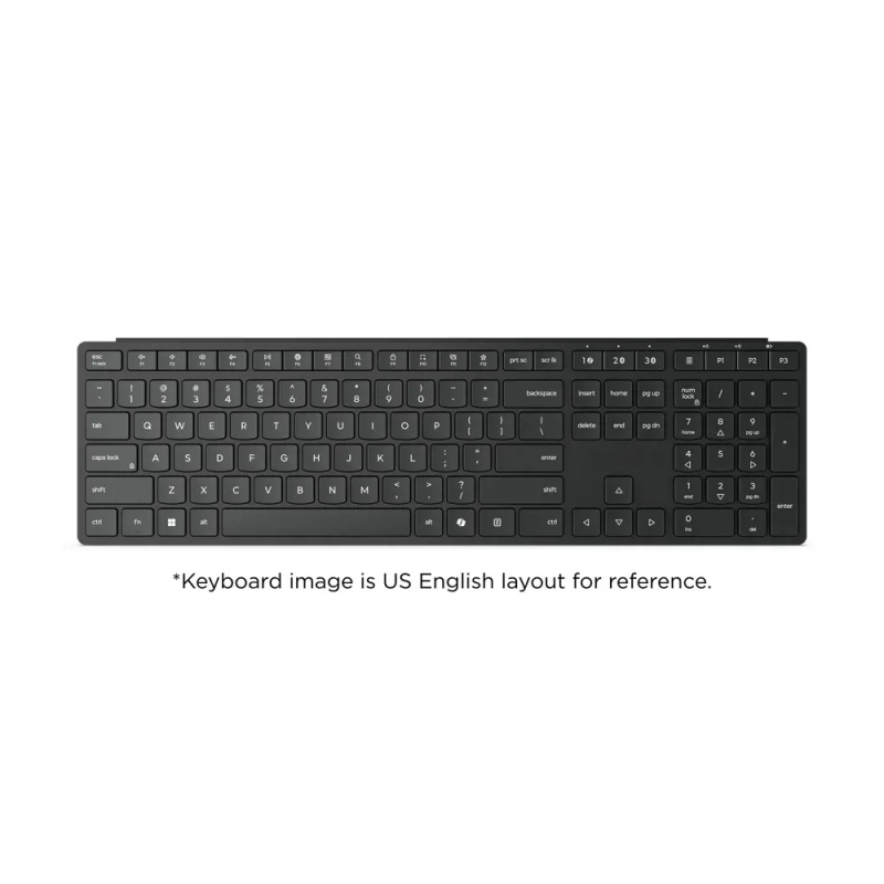 Lenovo Wireless Multi-Mode Pro Keyboard 6000/USB+BT/CZ/Černá