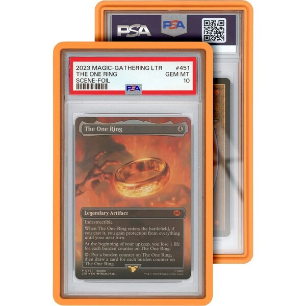 GradedGuard Standard Case (PSA) ochranný obal na karty oranžový