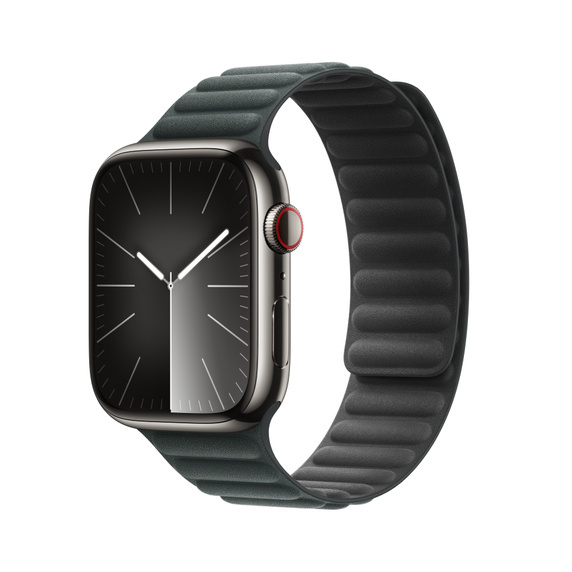 Apple Watch 42/44/45/49 mm listově zelený magnetický tah – S/M