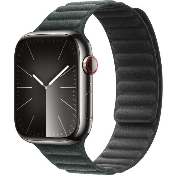 Apple Watch 42/44/45/49 mm listově zelený magnetický tah – S/M