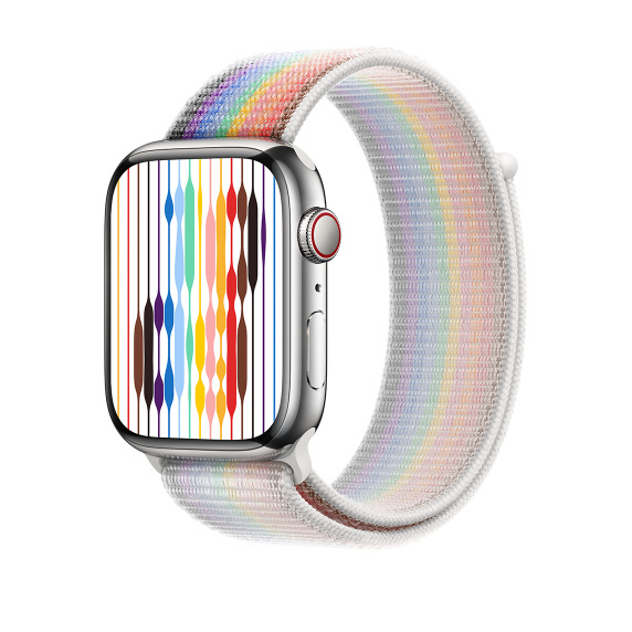 Apple Watch 42/44/45/49 mm provlékací sportovní řemínek Pride Edition MU9R3ZM/A