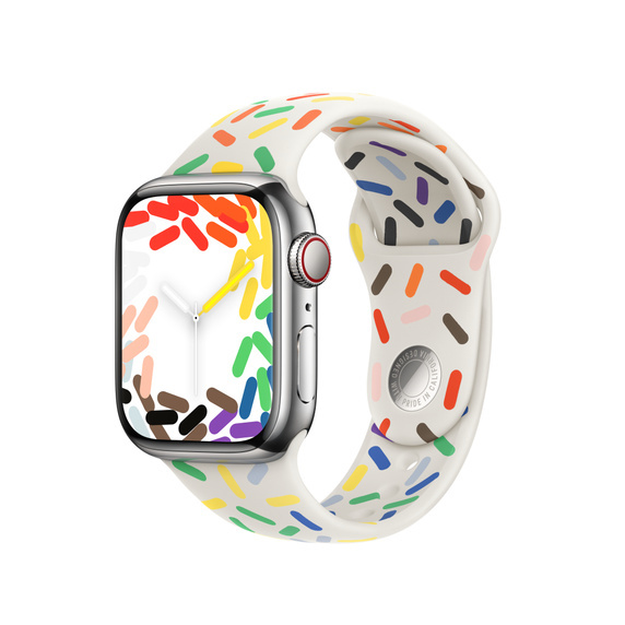 Apple Watch 38/40/41 mm sportovní řemínek Pride Edition – M/L  MUQ23ZM/A