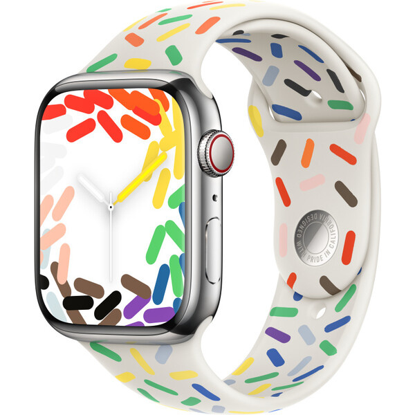Apple Watch 42/44/45/49 mm sportovní řemínek Pride Edition – S/M MUQ33ZM/A