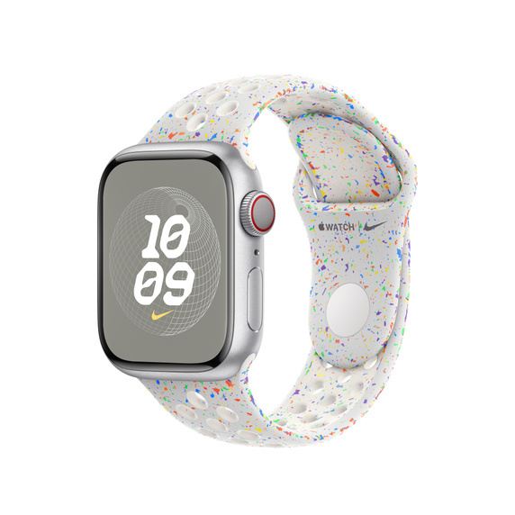 Apple Watch 38/40/41 mm platinový sportovní řemínek Nike – S/M MUUK3ZM/A