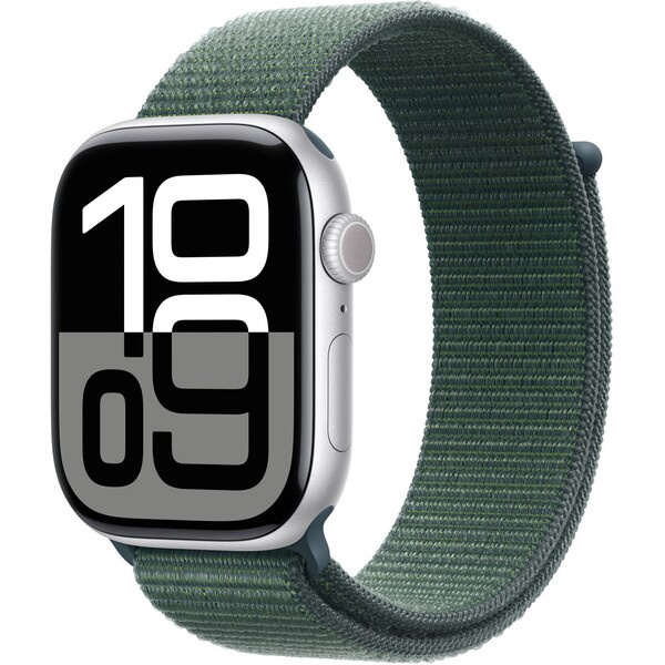Apple Watch 44/45/46/49mm jezerně zelený provlékací sportovní řemínek