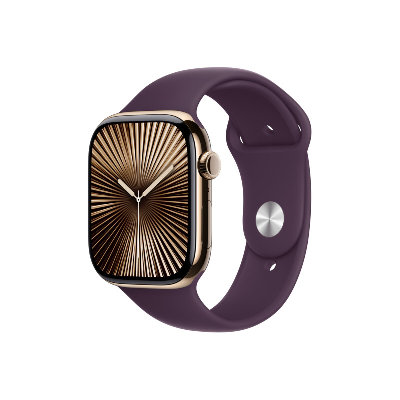 Apple Watch 46mm švestkový sportovní řemínek - S/M MXLT3ZM/A