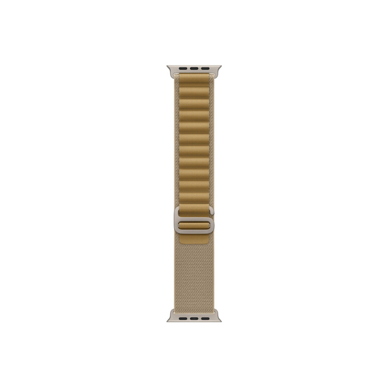 Apple Watch 49mm žlutohnědý Alpský tah - S - provedení z přírodního titanu MXN13ZM/A