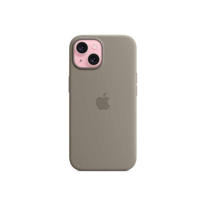 Apple iPhone 15 Silicone Case with MagSafe - Clay MXPG3ZM/A