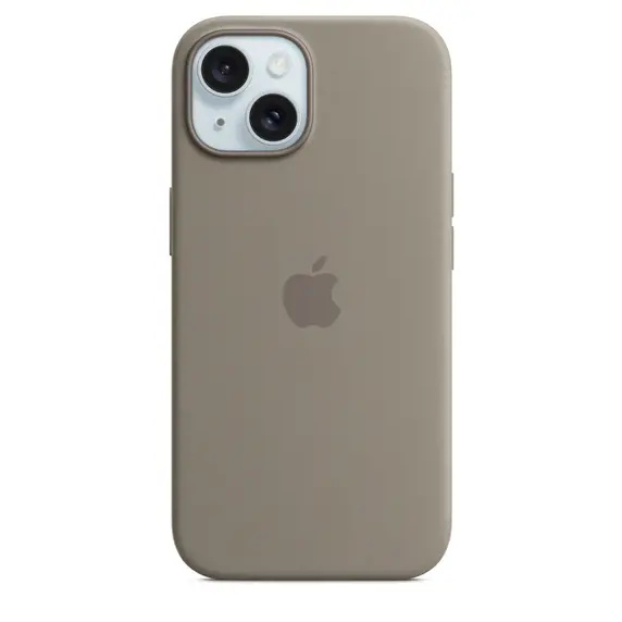 Apple iPhone 15 Silicone Case with MagSafe - Clay MXPG3ZM/A