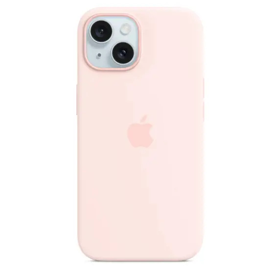 Apple iPhone 15 Silicone Case with MagSafe - Light Pink MXPH3ZM/A