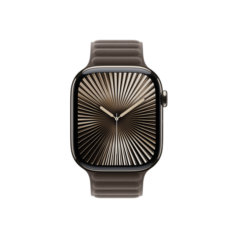 Apple Watch 46mm šedohnědý magnetický tah - S/M MXWW3ZM/A