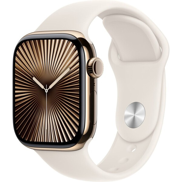 Apple Watch 40mm hvězdně bílý sportovní řemínek - S/M MYJ33ZM/A