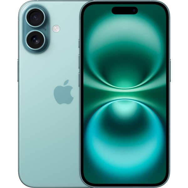 Apple iPhone 16 128GB - modrozelený -