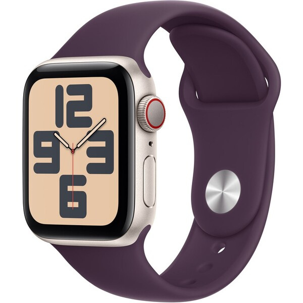 Apple Watch 42/41/40mm švestkový sportovní řemínek S/M