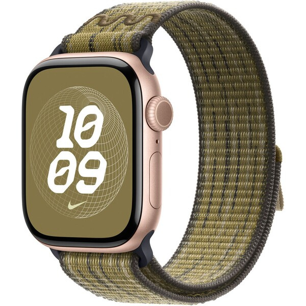 Apple Watch 40mm zeleno-šedý provlékací sportovní řemínek Nike MC1H4ZM/A