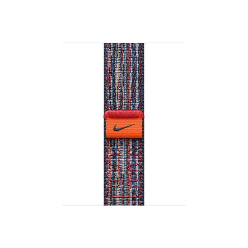 Apple Watch 40mm modro-červený provlékací sportovní řemínek Nike MC1J4ZM/A