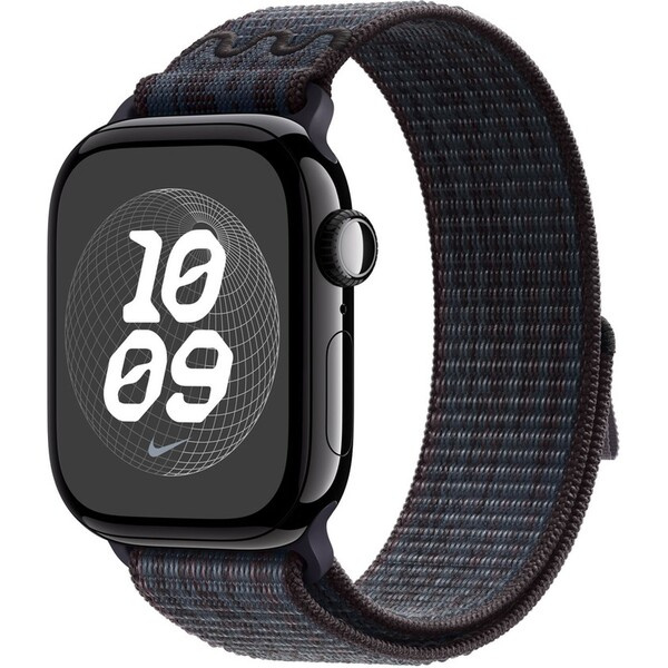 Apple Watch 38/40/41mm černo-modrý provlékací sportovní řemínek Nike