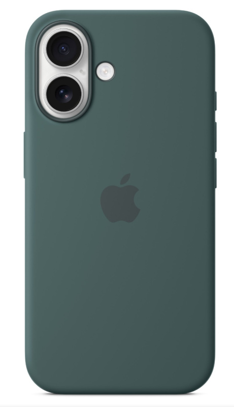 Apple Silikonový zadní s MagSafe Jezerně zelený, iPhone 16 (MYY83ZM/A)