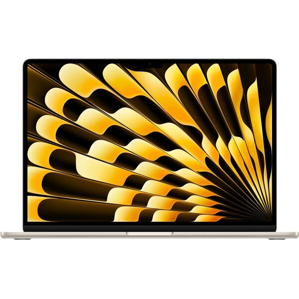 Apple MacBook Air 15" M3 8jádrové CPU, 10jádrové GPU, 24GB, 512GB SSD, CZ - hvězdně bílý MC9K4CZ/A