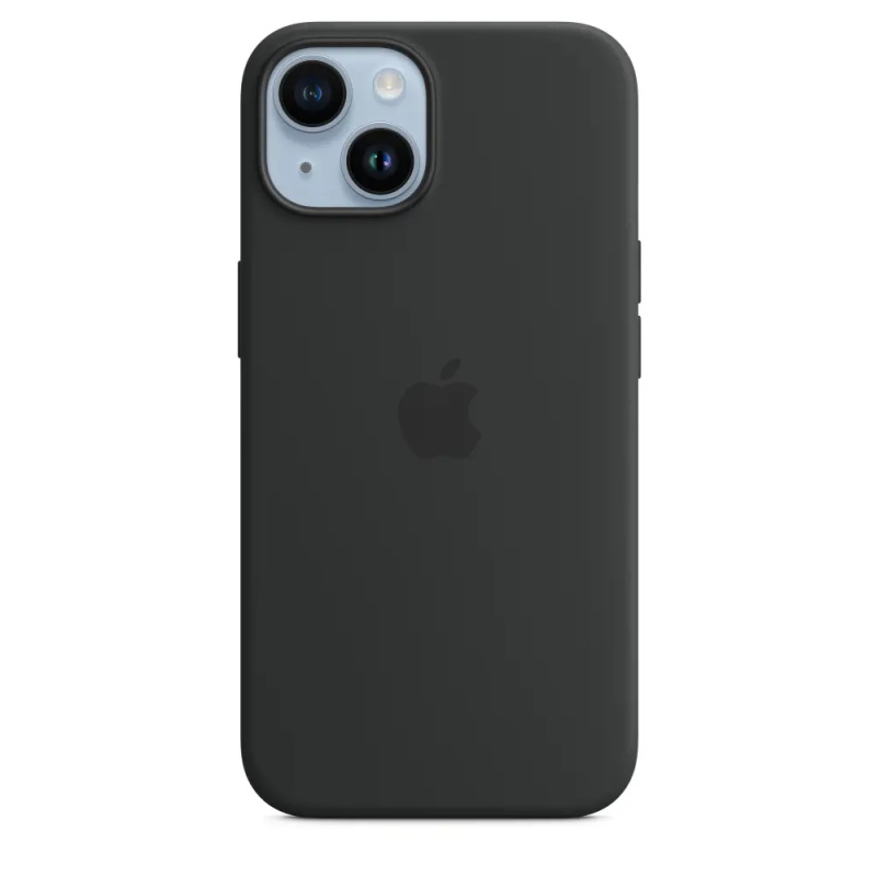 Apple iPhone 14 Silicone Case with MagSafe - Midnight MW5R3ZM/A