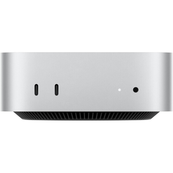 Mac mini, Apple M4 10jádrové CPU, 10jádrové GPU, 24GB, 512GB SSD - stříbrný