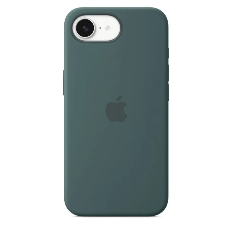 Apple iPhone 16e Silicone Case – Lake Green MD3X4ZM/A